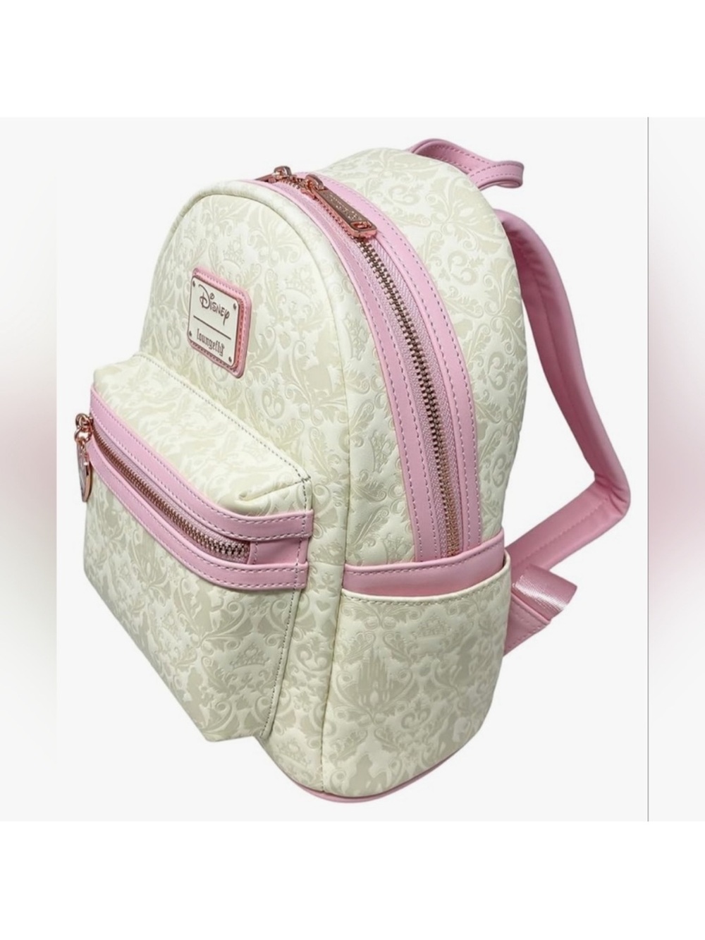 Loungefly Damask Princess Charm Mini Backpack - Picture 2 of 4
